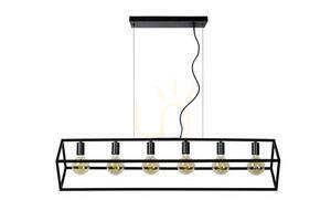 Taklampa Lucide FABIAN svart metall 6-arm E27 120 cm 00425/06/30 small 1