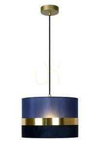 Pendellampa Lucide Extravaganza Tusse blå guld 30 cm 10409/01/35 small 0