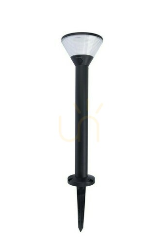 Kontrollera Outdoor Post Light Lutec Karlo svart LED 35 cm RGB CCT dimbar 6935802012