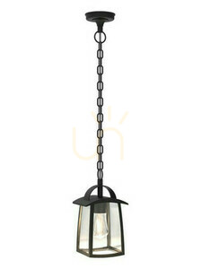 Utomhus hänglampa Lutec Kelsey svart aluminium glas 90,6 cm 6273601012 small 0