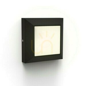 Utomhusvägglampa Lutec Helena svart LED 4,5W 6402105012 small 0