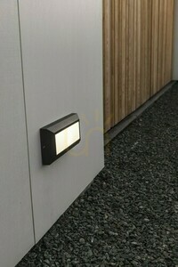 Vägglampa för utomhusbruk Lutec Helena LED 11W svart 5191605012 small 2