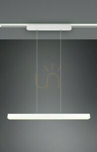 Trio DUOline PAROS 73043131 pendellampa för skena, matt vit, LED 29 W, 90 cm small 2