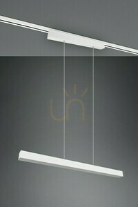 Trio DUOline PAROS 73043131 pendellampa för skena, matt vit, LED 29 W, 90 cm small 5