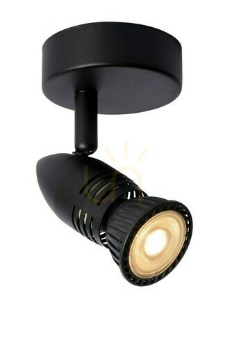 Kontrollera Vägglampa Lucide CARO svart metall GU10 13955/01/30