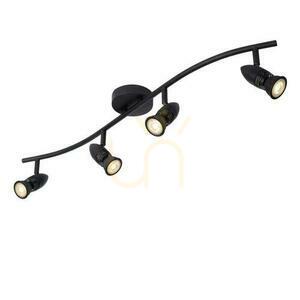 Spotlights Lucide CARO svart 4x GU10 LED takspotlight 13955/04/30 small 5