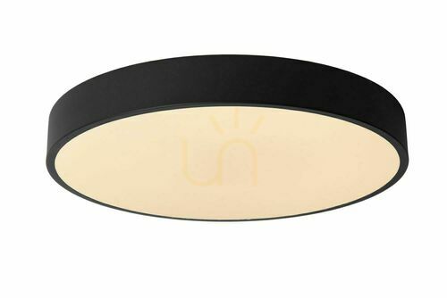 Kontrollera Plafond Lucide UNAR svart LED 40 cm 24W 79185/40/30