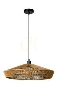Taklampa Lucide YUNKAI Japandi trä svart 50 cm 10413/50/72 small 1