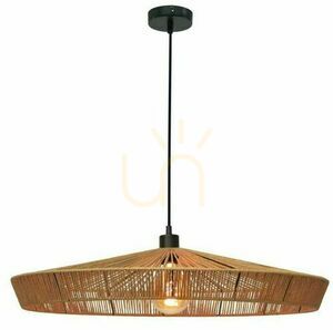Lucide YUNKAI pendellampa trä svart Japandi 70 cm 10413/70/72 small 0