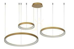 Taklampa Lucide VIDAL guld metall LED 78 cm 46403/99/02 small 1