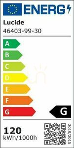 Lucide VIDAL svart LED-pendellampa 120 W, 78 cm 46403/99/30 small 4