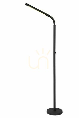 Kontrollera Golvlampa Lucide GILLY svart LED dimbar 36712/04/30