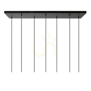 Taklampa Lucide Marius svart metall 7-ljus E27 45402/07/30 small 5