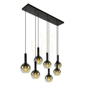 Taklampa Lucide Marius svart metall 7-ljus E27 45402/07/30 small 6