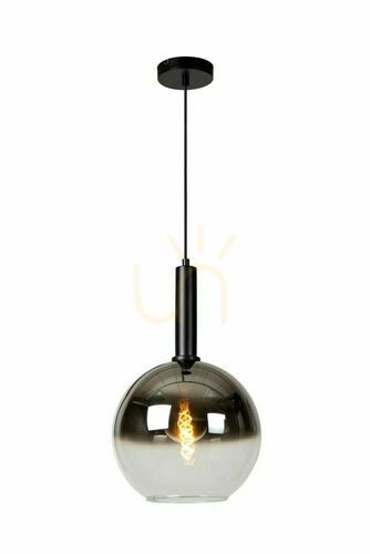 Kontrollera Pendellampa Lucide Marius svart metall 30 cm 45402/30/30