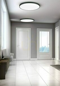 Trio WACO 627417532 LED-plafond, mattsvart, 75 cm small 3