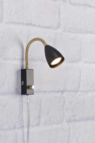 Kontrollera Vägglampa Markslöjd CIRO Flex svart 106589