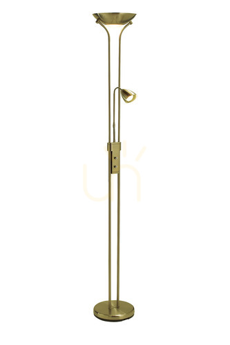 Kontrollera Golvlampa Markslojd DETROIT 2L brun metall dimbar 180 cm 111242