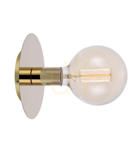 Vägglampa Markslöjd Disc mässing metall 18 cm 106154 small 0