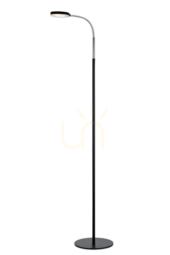 Kontrollera Golvlampa Markslöjd Flex LED svart/krom 132 cm 106465