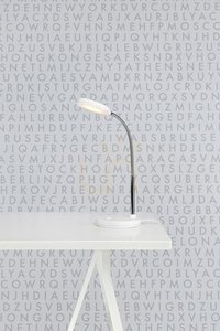 Bordslampa Markslojd Flex LED vit krom 106466 small 1