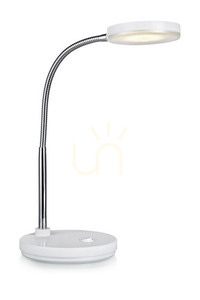 Bordslampa Markslojd Flex LED vit krom 106466 small 0