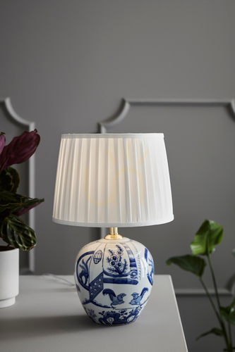 Kontrollera Bordslampa Markslöjd Göteborg 105000 vit keramik 48 cm
