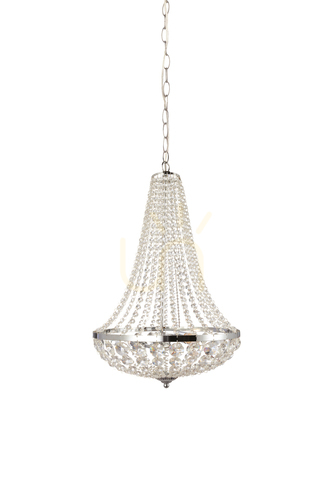 Kontrollera Pendant Light Markslojd Granso 2-Light Transparent Crystal Chrome 40 cm 104890