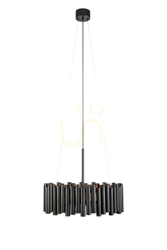 Kontrollera Pendant Light Markslojd LEVEL 3L svart metall 107925