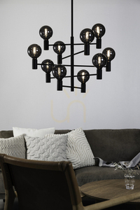 Pendant Light Markslojd PARIS 10-Light Black Metal 107187 small 1