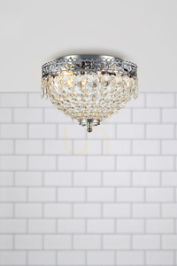Plafond Markslojd Joline 2 ljus svart kristall 28 cm 108424 small 1