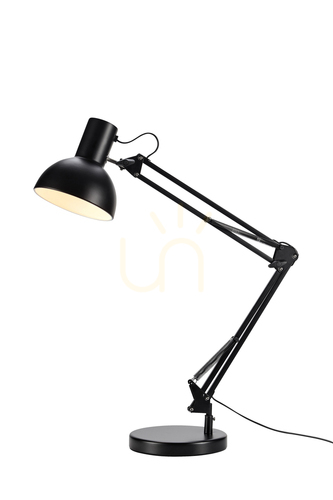 Kontrollera Skrivbordslampa Markslojd Architect 108453 svart metall justerbar