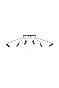 Plafond Markslojd Ramus 6L svart metall 192 cm 108508 small 0