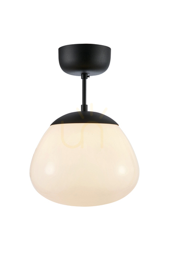 Kontrollera Plafond Markslojd RISE 108543 vit metall glas 25 cm