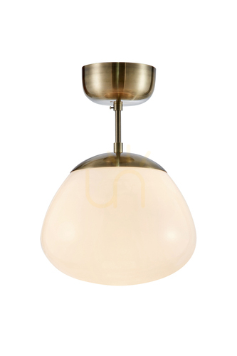 Kontrollera Plafond Markslojd RISE 108544 vit metall glas 25 cm