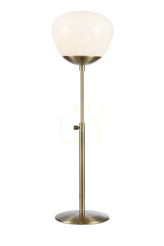 Kontrollera Bordslampa Markslöjd Rise vit metall glas 60 cm 108546