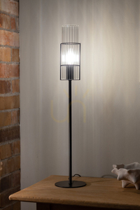 Bordslampa Markslojd TUBO 108556 svart klar glas 65 cm small 1