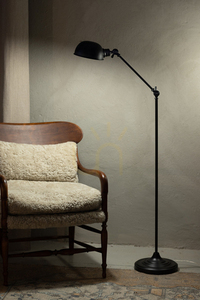 Golvlampa Markslöjd Portland svart metall 143 cm 108586 small 1