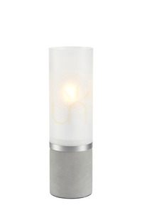 Bordslampa Markslöjd Molo 108594 grå betong/frostat glas 30 cm small 0