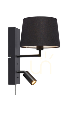 Kontrollera Vägglampa Markslojd COMO 2-ljus svart 108595