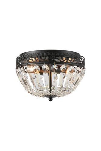 Kontrollera Plafond Markslojd Etienne 2L transparent kristall metall 25 cm 108598
