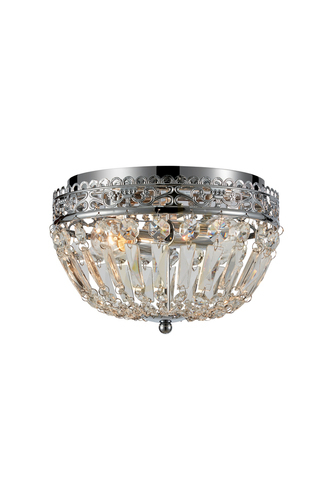 Kontrollera Plafond Markslojd Etienne 2 lampor krom glas 25 cm 108599