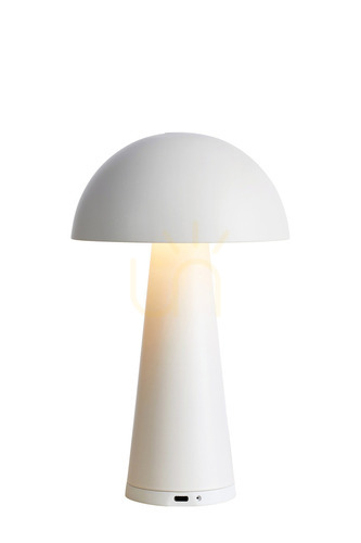 Kontrollera Skrivbordslampa Markslöjd Fungi uppladdningsbar vit 108656