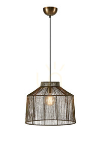 Pendant Light Markslojd Capanna 42 cm Antique Brass Metal 108667 small 0
