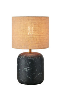 Bordslampa Markslöjd MONTAGNA 108684 natur/svart 45 cm betong/jute small 0