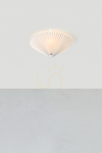 Kontrollera Plafond Markslojd Plisado 3 lampor 42 cm vit 108701