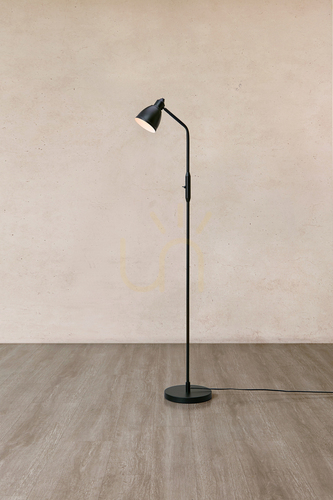 Kontrollera Golvlampa Markslöjd STORY 108713 svart metall 143 cm