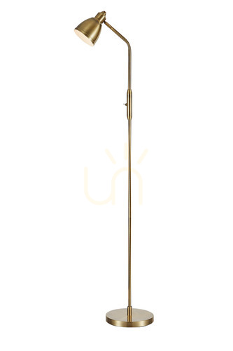 Kontrollera Golvlampa Markslojd Story antik metall 143 cm 108715