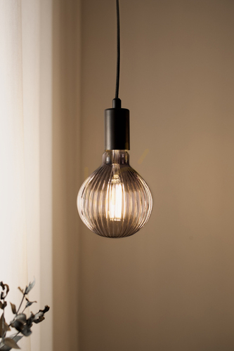 Kontrollera Glödlampa Markslojd Lines E27 LED 4W 2200K 125 mm rök 108728