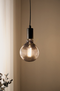 Glödlampa Markslojd Lines E27 LED 4W 2200K 125 mm rök 108728 small 1